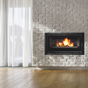 chimenea insertable de leña