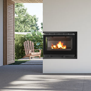 chimenea insertable de esquina
