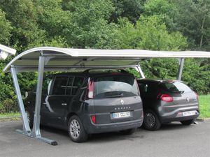 cubierta para aparcamiento de acero