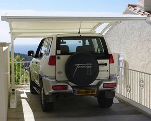 cubierta para aparcamiento de aluminio