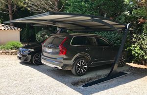 cubierta para aparcamiento de aluminio