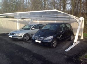 cubierta para aparcamiento de aluminio