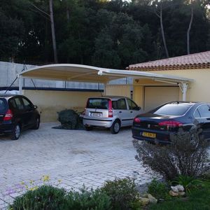 cubierta para aparcamiento de acero