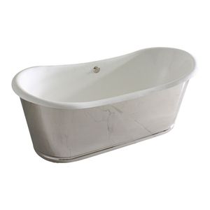 bañera ovalada