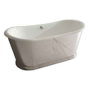 bañera ovalada