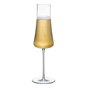 copa de cava de vidrio