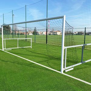 portería de fútbol de acero galvanizado