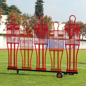 carro para pared defensiva de tiro libre