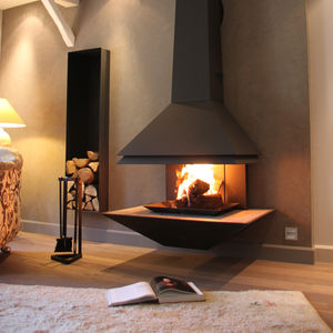 chimenea de leña