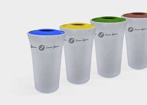 cubo de basura público