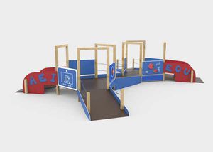 estación de juego para parque infantil