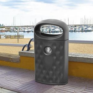 cubo de basura público