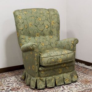 sillón clásico / de tejido / Bergere / con revestimiento removible