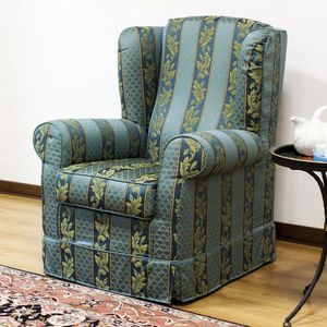 sillón clásico / de tejido / con orejas / Bergere
