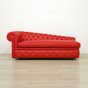 diván Chesterfield / de cuero