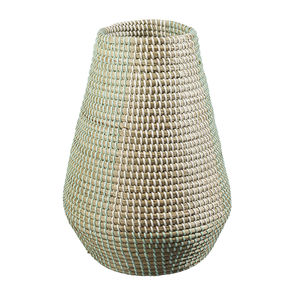 florero contemporáneo / de fibras vegetales