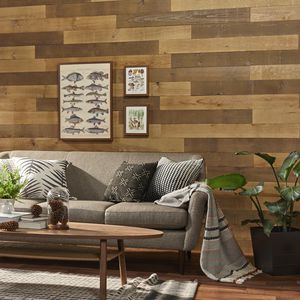 panel decorativo de revestimiento / de madera / para interiores / de pared