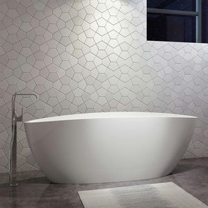 bañera ovalada
