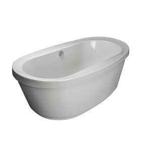 bañera ovalada