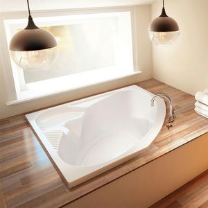 bañera de esquina