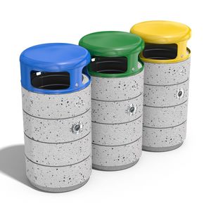 cubo de basura público