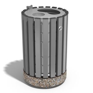 cubo de basura público