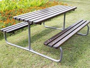 mesa de pícnic contemporánea