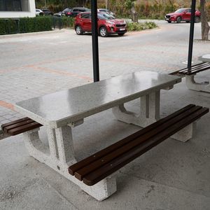 mesa de pícnic contemporánea