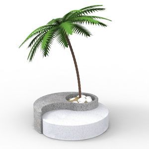 jardinera de hormigón de alto rendimiento