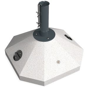 pie de sombrilla de acero galvanizado
