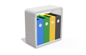 cubo de basura de reciclaje
