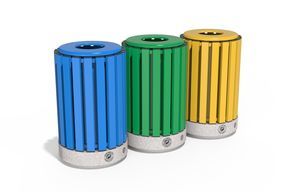 cubo de basura público