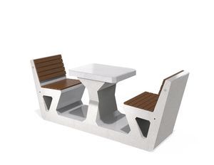 conjunto de mesa y silla contemporáneo