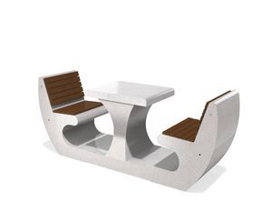 conjunto de mesa y silla contemporáneo