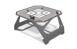 mesa de tejo de exterior