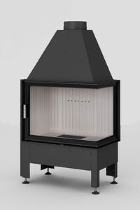 chimenea insertable de esquina