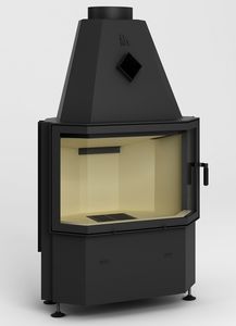 chimenea insertable de 3 caras