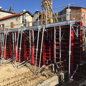 encofrado modular / de plástico / de acero / de madera