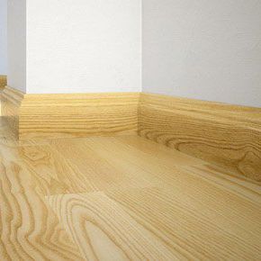zócalo de madera