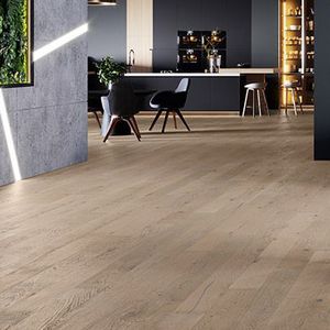 parquet multicapa / para pegar / flotante / de roble