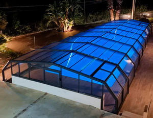 cubierta para piscina baja