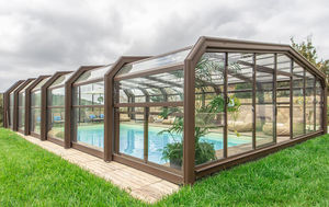 cubierta para piscina alta