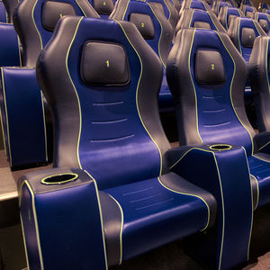 butaca de cine de cuero