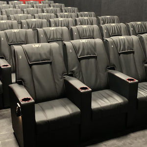 butaca de cine de cuero