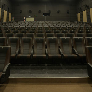 butaca de cine de tejido