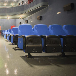 butaca de cine de tejido