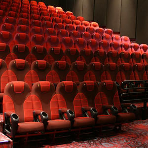 butaca de cine de tejido