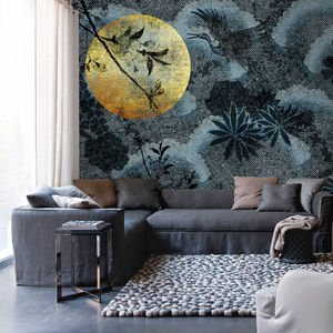 papel pintado clásico / de tela / de vinilo / con motivos de la naturaleza