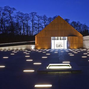 luminaria empotrable de suelo