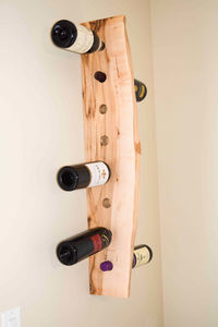botellero de madera